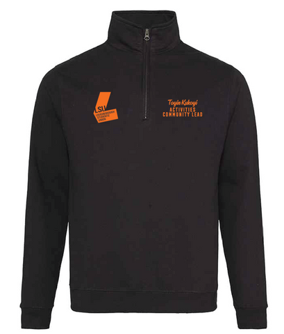 LSU Enterprise Zip Neck Sweat
