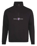 Wolfson Zip Neck Sweat