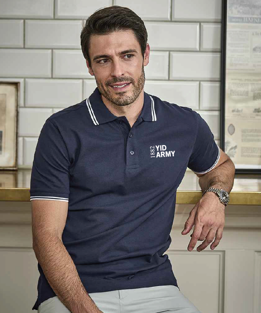 Yid Army Tipped Polo www.asapshop