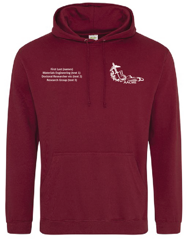 AACME DRs Hoody - Personalised
