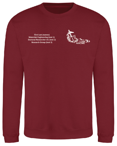 AACME DRs Sweat Shirt - Personalised