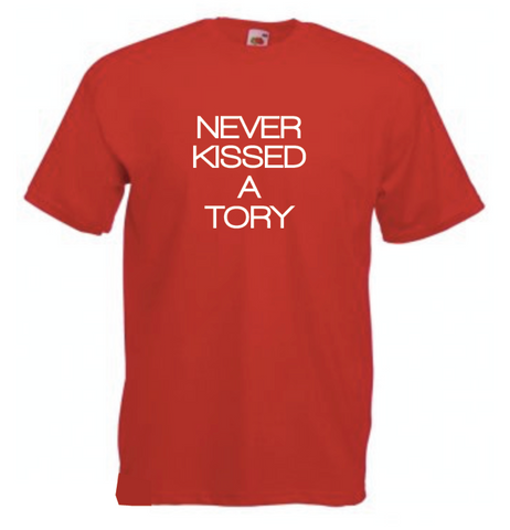 Never Kissed A Tory T Shirt