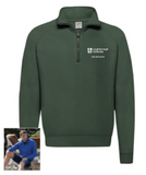 Geography Zip Neck Sweat Shirt