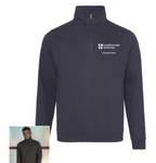 Geography Zip Neck Sweat Shirt