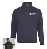 Geography Zip Neck Sweat Shirt