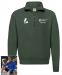 Geography Zip Neck Sweat - NO Back Print