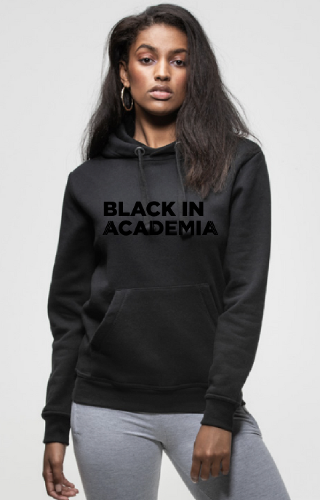 Black hoodie print outlet