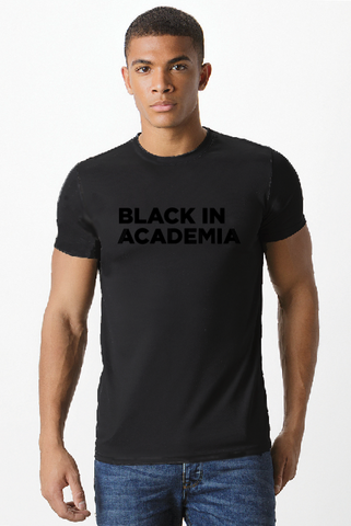 Black in Academia 'Black Print' T Shirt